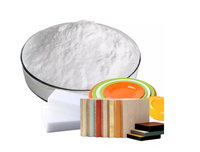 De Harsvuller 99,8% Melamine Crystal Powder Industrial Grade van het melamineformaldehyde 0