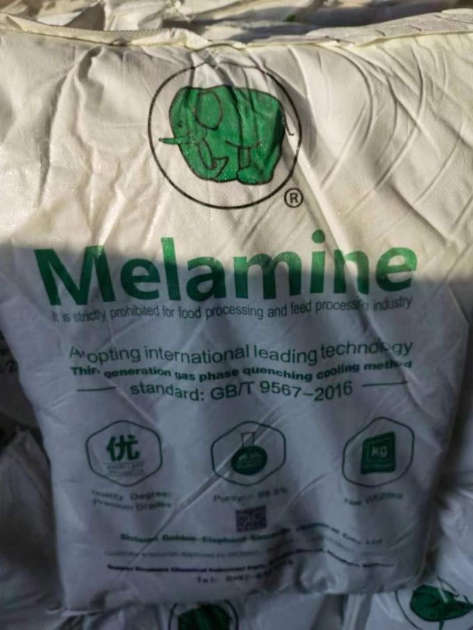 99.5% Min Pure Melamine Powder Cas 108-78-1/94977-27-2 voor MF/SMF 4