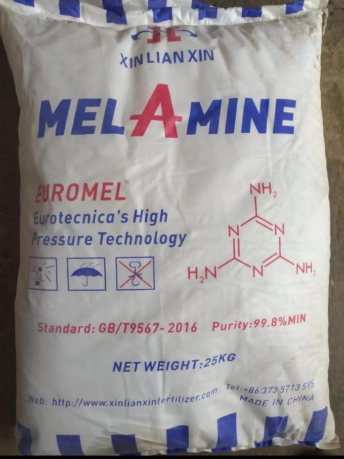 99.5% Min Pure Melamine Powder Cas 108-78-1/94977-27-2 voor MF/SMF 5