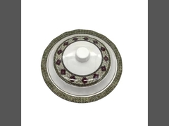 De aangepaste Melamine van Bloemoverdrukplaatjes 30% en het Vaatwerk van 100% Mealmine