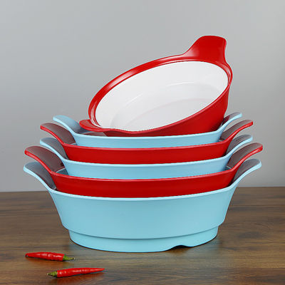 Goede prijs. Het dubbele Vaatwerk van de Kleuren100% Melamine in Restaurant/Kantine online