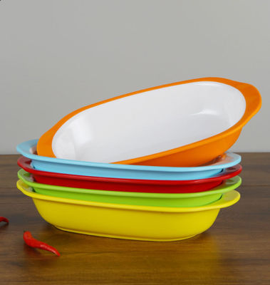Goede prijs. Multicolor Rechthoek Restaurant Ovale Melamine Grote Kom Eco Vriendelijke 10 Inch online