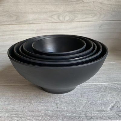Goede prijs. 100% Foor Grade Zwarte Kleur Melamine Serving Bowl Sets Wegwerp voor Hotel online