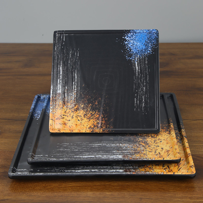 Goede prijs. De unieke van de de Melamineplaat van het Douane Vlakke Vierkante Restaurant Sushi Matte Melamine Dish online