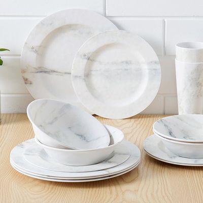 Goede prijs. De Melamine Dienende Kom van de Eco Vriendschappelijke Witte Kleur voor vrijwel Onverbrekelijke Ramen online