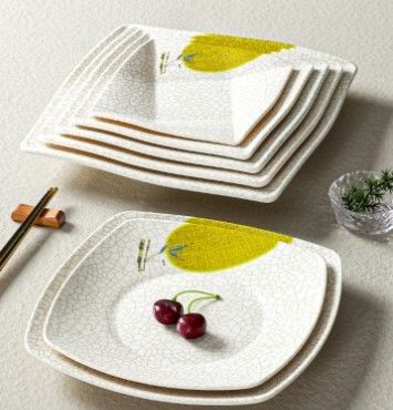Goede prijs. Melamine tafelgerei van witte kleur, op maat gemaakt, grote plastic keukenborden voor ramen online
