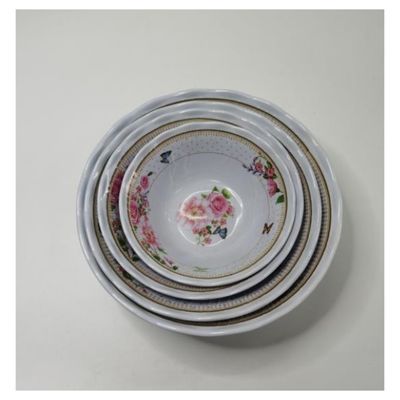 Eenvoudig schoon te maken melamine servieschaal met keramische uitstraling en heldere kleur voor uw keuze