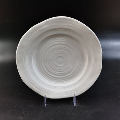 Goede prijs. Witte ronde veelzijdige servieschaal / kleurrijke servieschaal voor Japanse en Chinese keuken online