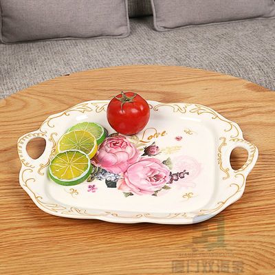 Goede prijs. Melamine serveerbak voor alle seizoenen met aangepaste decal en onbeperkt kleurpoeder online