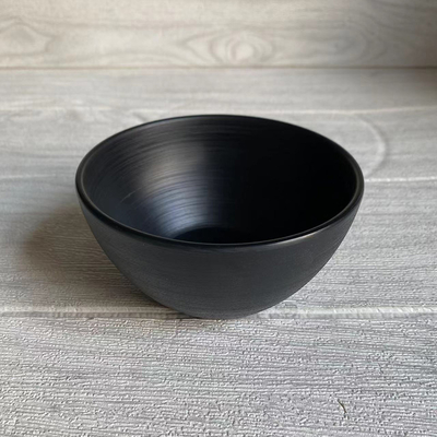 Goede prijs. Zwarte Melamine Kom 100% Voedselveilig Aanpasbaar Logo online