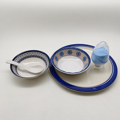 Goede prijs. 990,8% zuiverheid Melamine-gietverbinding met hittebestendigheid en hoge sterkte voor duurzaam tafelgerei online