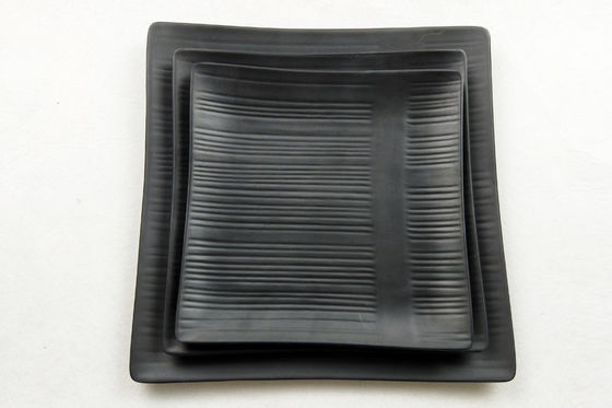 Goede prijs. Groothandel Onbreekbare Zwarte Matte Melamine Kom - Krasbestendig Koreaans Stijl Servies online
