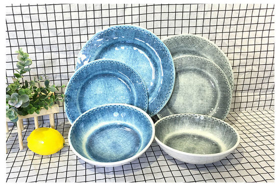 Goede prijs. Hot Sale Food Grade Onbreekbare Hittebestendige Melamine Servies Sets en Borden voor Hotels en Restaurants online