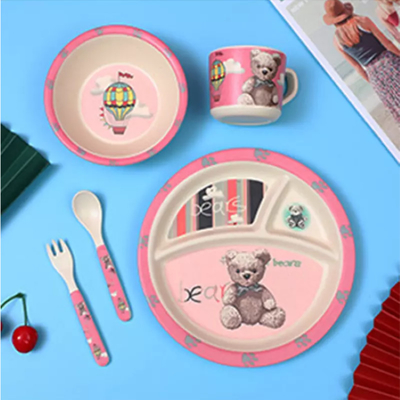 Goede prijs. Vaatwerk Reeksen Aangepast Logo For Restaurant van de beeldverhaal het Duurzame Melamine online