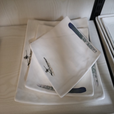 Goede prijs. De noordse Plaat van het het Vaatwerk Onverbrekelijke Rechthoekige Diner van het Melaminerestaurant online