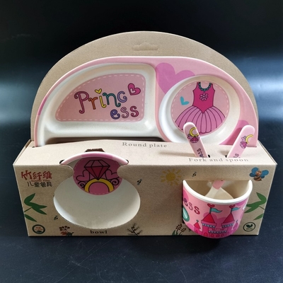 Goede prijs. OEM Duurzame het Vaatwerkreeksen van de Beeldverhaalmelamine met de Verdeelde Lepel van de Plaatkop online