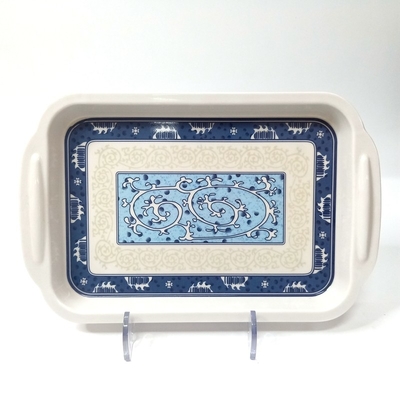 Goede prijs. Het Rechthoekige Dienblad van de A5100% melamine, het Witte Dienblad van het Melaminevoedsel online