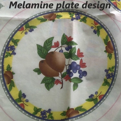 Goede prijs. Anti het Document van het de Melamineoverdrukplaatje van de Krulhelderheid 45GSM Drukvaatwerk online